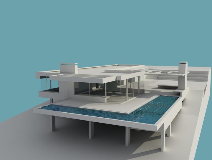 Render Edificio Arquitecta Cristal Karin Bia