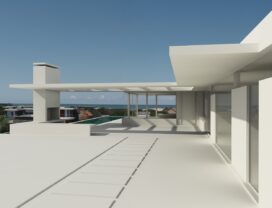 Render Edificio Arquitecta Cristal Karin Bia