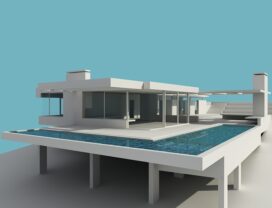 Render Edificio Arquitecta Cristal Karin Bia